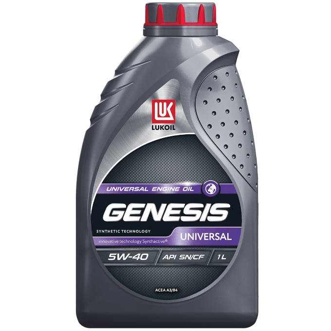 Масло LUKOIL GENESIS UNIVERSAL 5W-40 SN/CF, канистра 1л/0,849кг