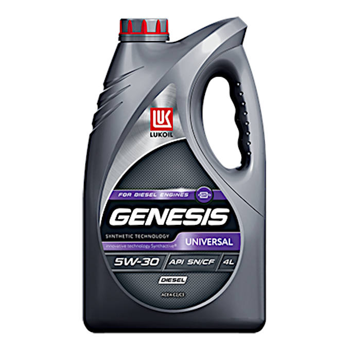 Масло LUKOIL GENESIS UNIVERSAL DISEL 5W-30 SN/CF, канистра 4л/3,36кг